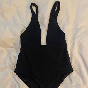 Mara Hoffman Audrey One Piece Deep Cut